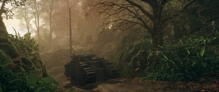 Mark I Tank in Battlefield 1 Forest