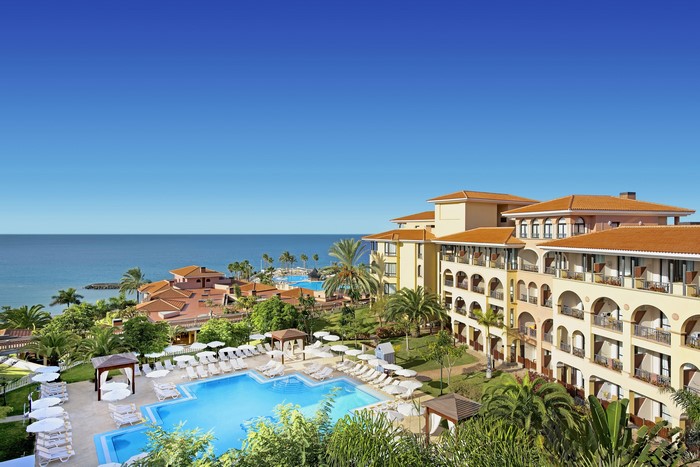 Resort with pools and ocean view in Tenerife, Spain