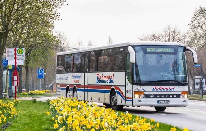 Dahmetal Setra Bus 8700 Hamburg Handsbek