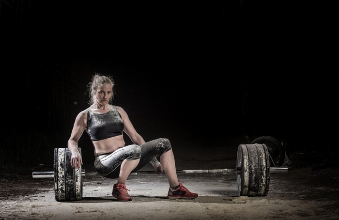 Woman with Barbell