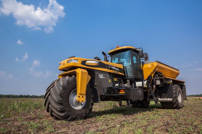Challenger TerraGator 8300B agricultural machine in a field