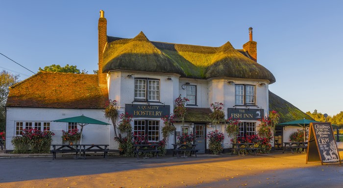 The Fish Inn, a quality hostelry in Ashley, England