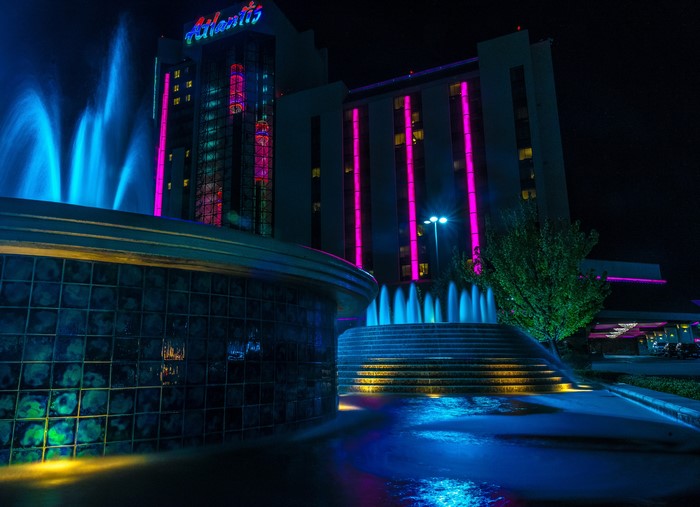 Atlantis Casino Resort Spa Reno Nevada at Night