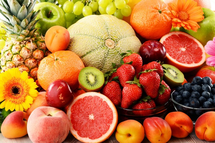 Assortment of Fresh Fruits and Berries
