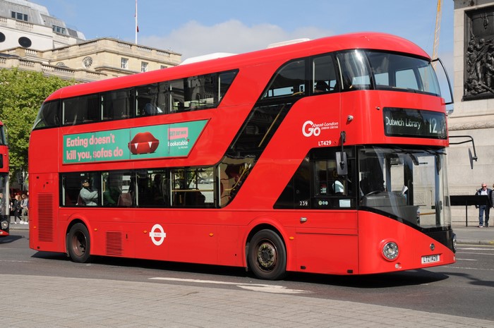 Red London Double-Decker Bus