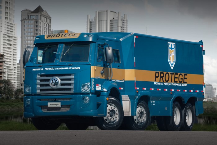 Protege armored truck by Volkswagen