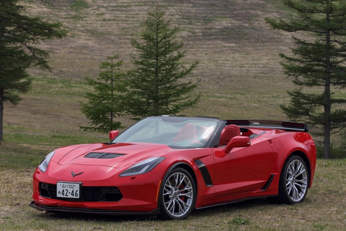 Red Chevrolet Corvette Convertible