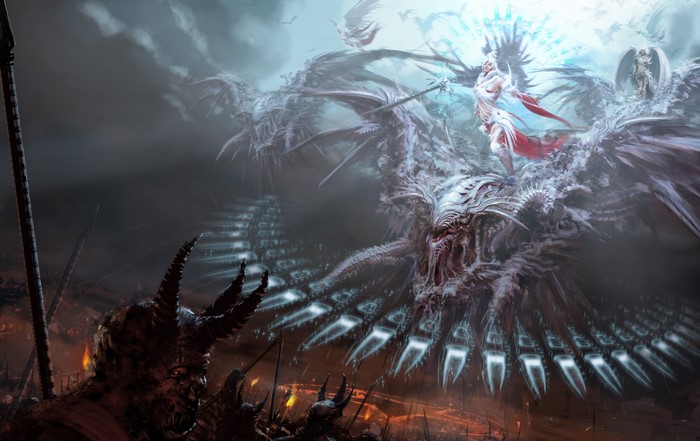 Angels and Demons in a Cosmic Battle
