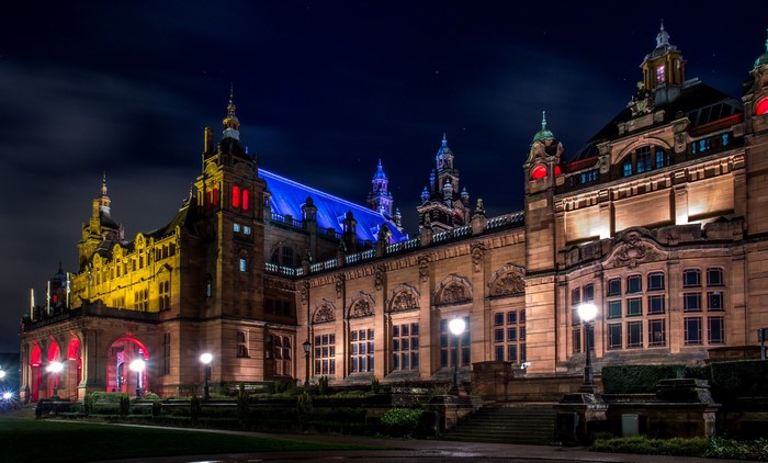 Kelvingrove Art Gallery and Museum at Night