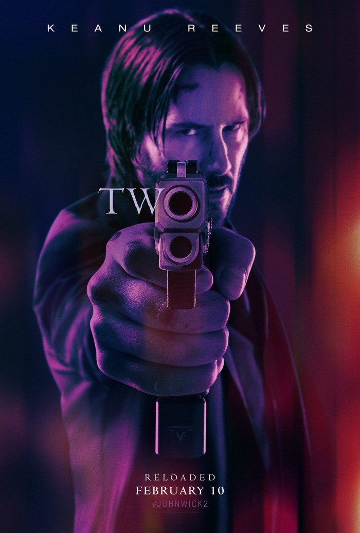 John Wick: Chapter 2 Poster with Keanu Reeves