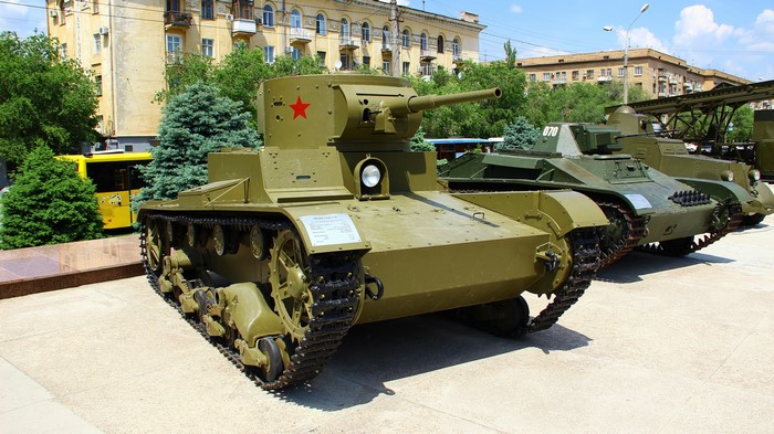 T-26 Tank at a Museum in Volgograd, Russia