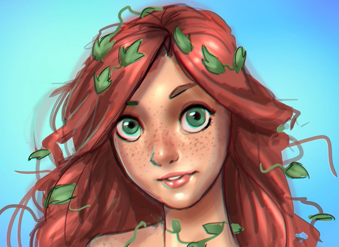 Poison Ivy from Heroes Comics Fan Art