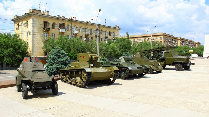 Military Vehicles Display in Volgograd