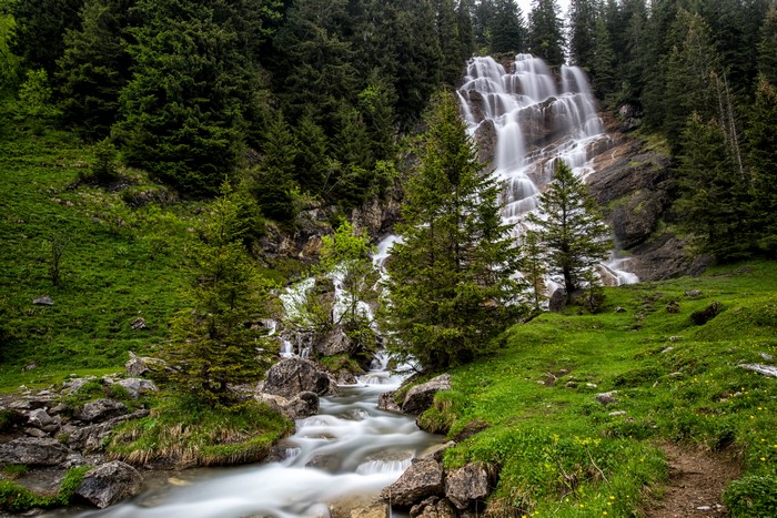 4K Brochaux Waterfall in France