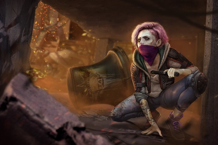 4K The Revolution Homefront character with pistol