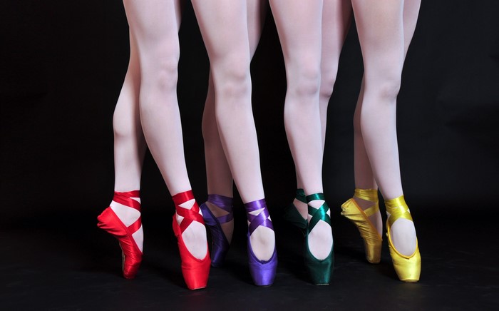 Ballet Pointe Shoes in Multiple Colors