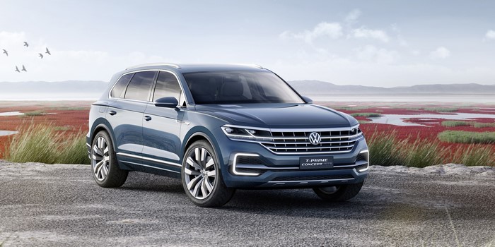 Volkswagen T-Prime Concept GTE Blue Crossover