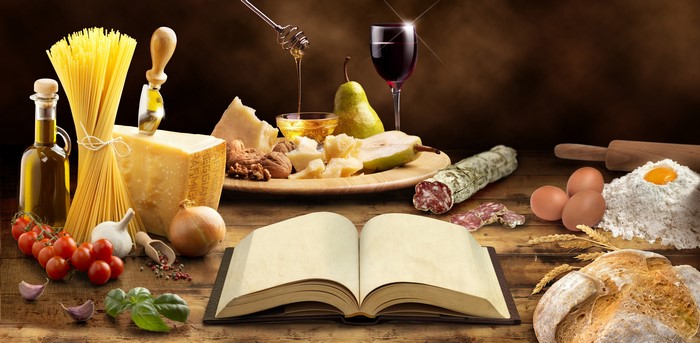 Italian Food Ingredients and Cookbook