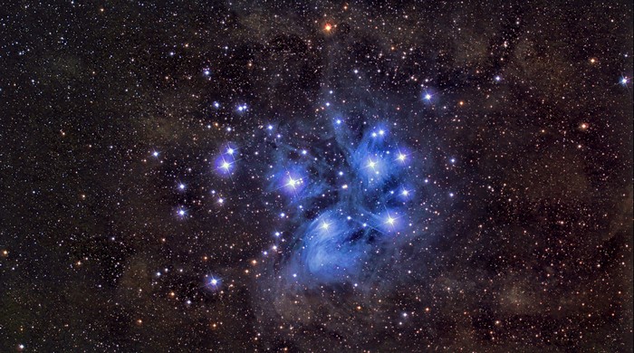 The Pleiades star cluster M45