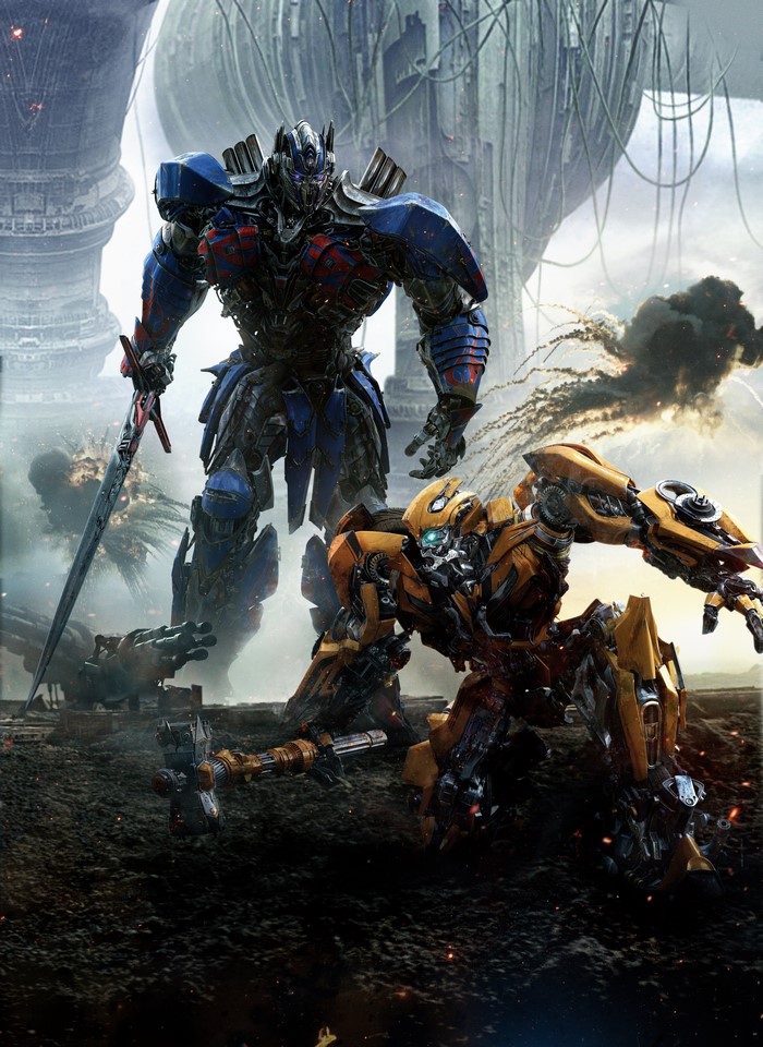 Optimus Prime and Bumblebee from Transformers: The Last Knight