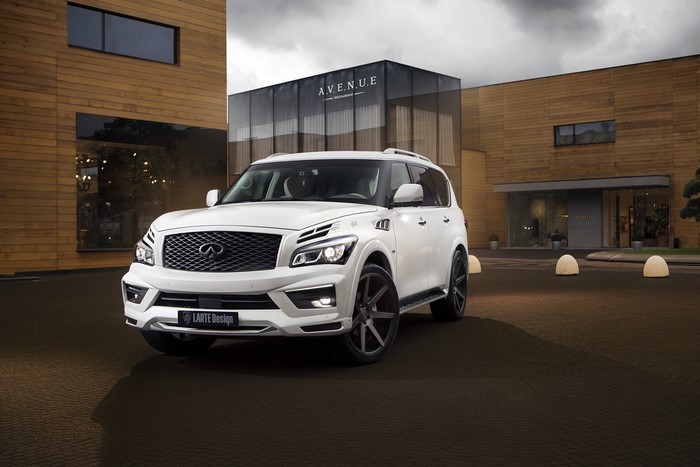 White Larte Design Infiniti QX80 SUV