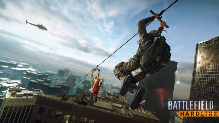 Battlefield Hardline zipline heist
