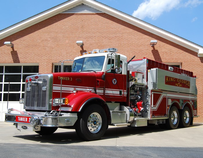 Peterbilt Pierce Custom Fire Tanker Truck