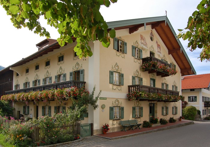 Traditional Bavarian House in Aschau im Chiemgau, Germany