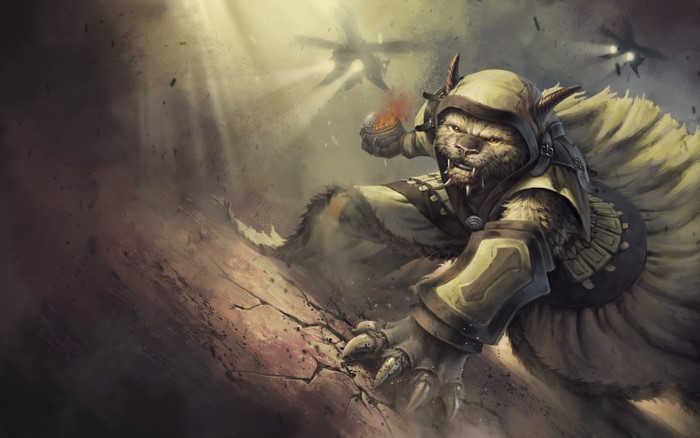 Warriors from Guild Wars 2 in battle
