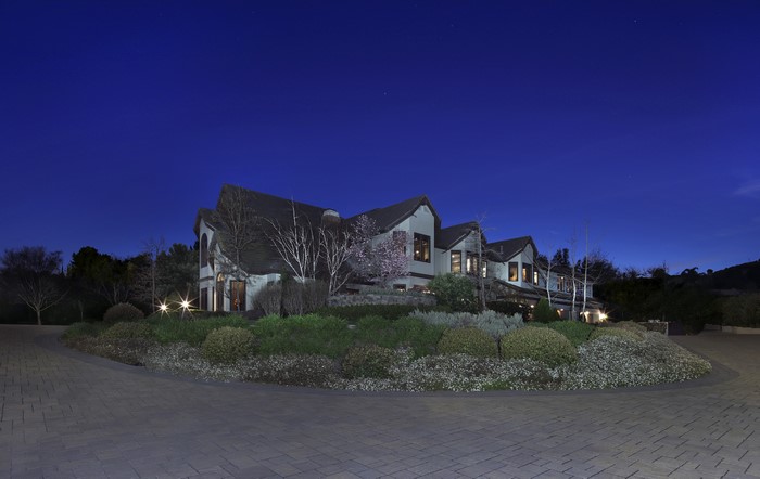 House on Trigo Trail Trabuco Canyon at Night