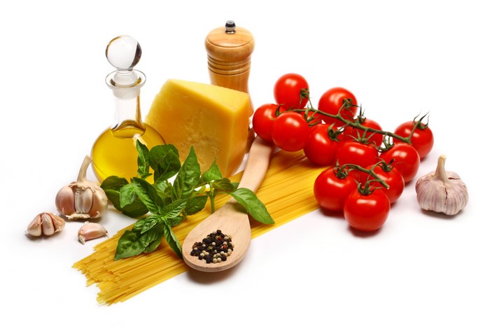 Ingredients for Italian Pasta Dish