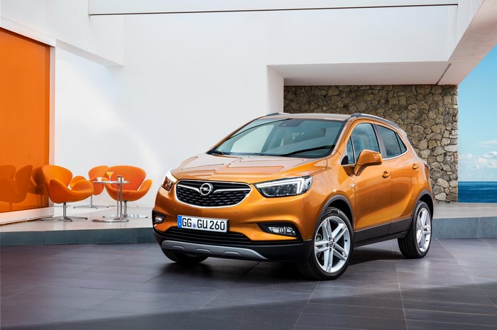 Orange Opel Mokka X Crossover