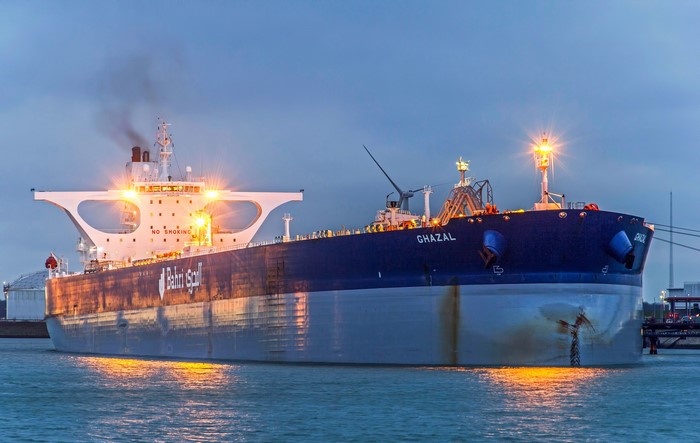 Ghazal Tanker Ship at Dusk