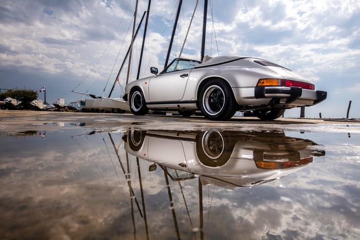 Porsche 911 Carrera Cabriolet Reflection