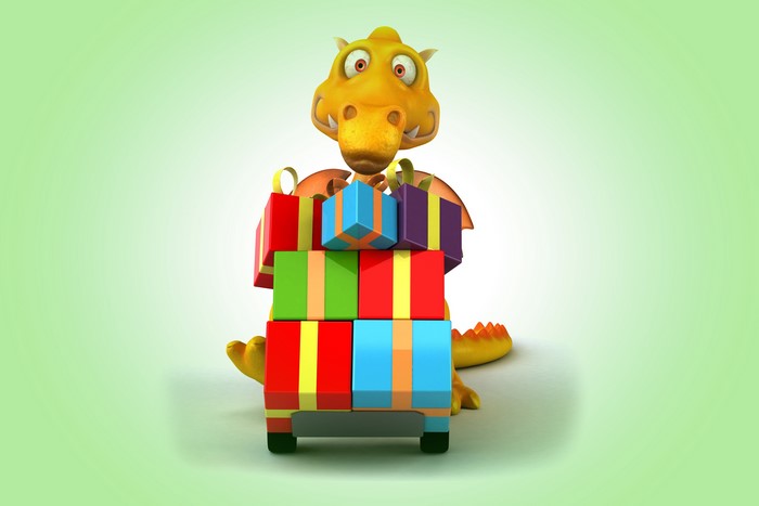 Dragon with Gifts
