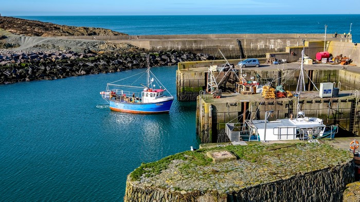 Fishing boats in Amlwch Harbour, Wales