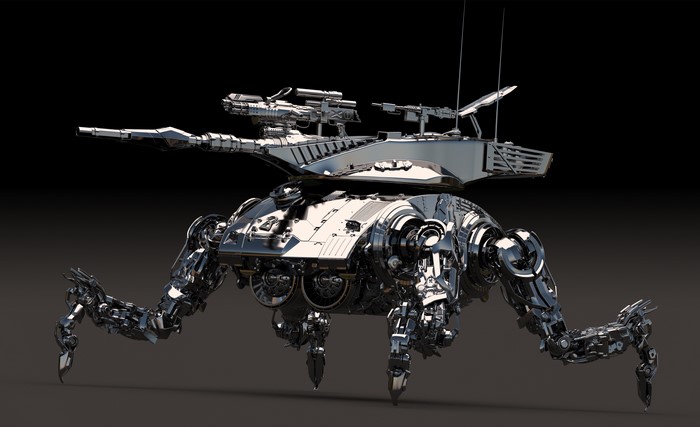4K Military Robot Vehicle