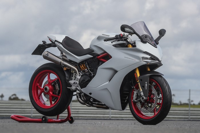 Grey Ducati SuperSport S Motorcycle