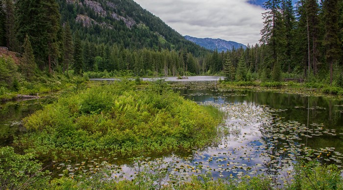 Howard Lake, North Cascades National Park, USA