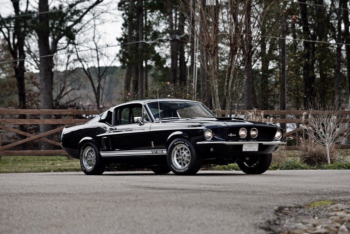 4K Shelby 1967 GT350 Mustang Ford Black Metallic