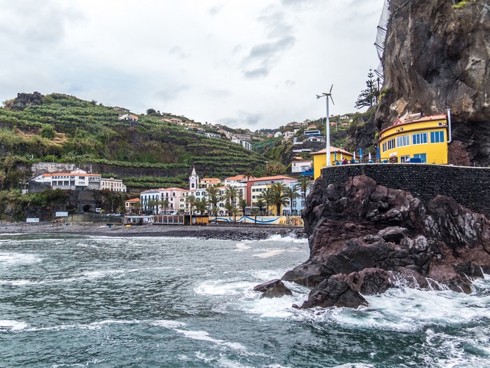 Coastal town of Ponta do Sol, Madeira, Portugal