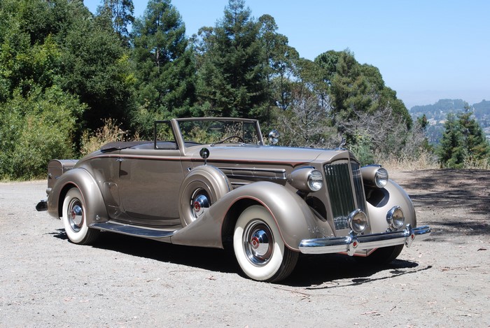1937 Packard Twelve Coupe Roadster Convertible