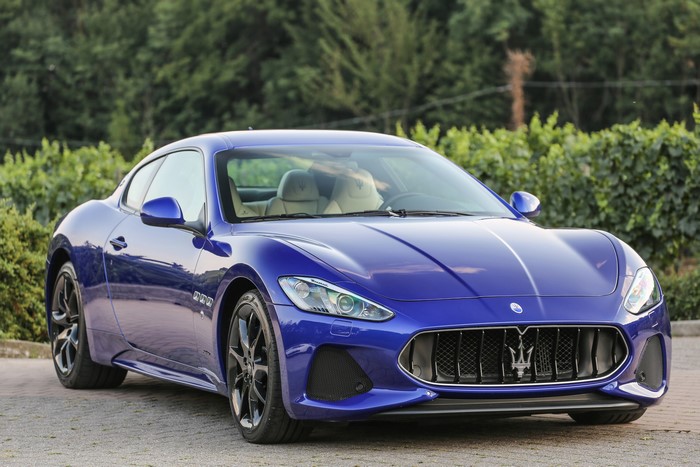 Blue 2017 Maserati GranTurismo Sport Coupe
