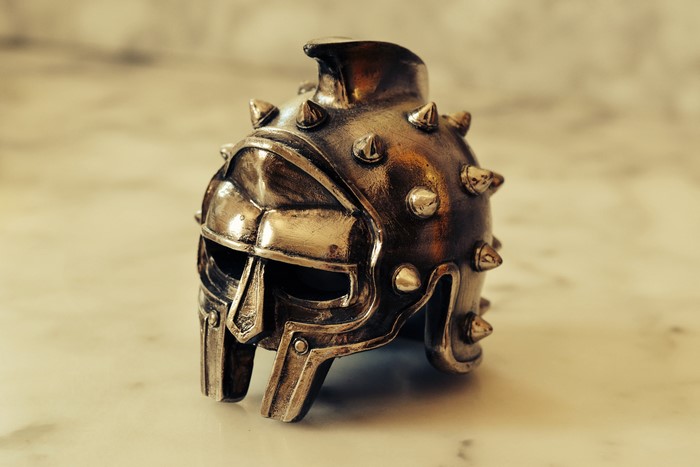 Spiked Gladiator Helmet Souvenir