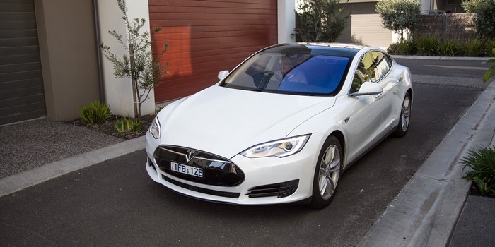 White 2016 Tesla Model S 70