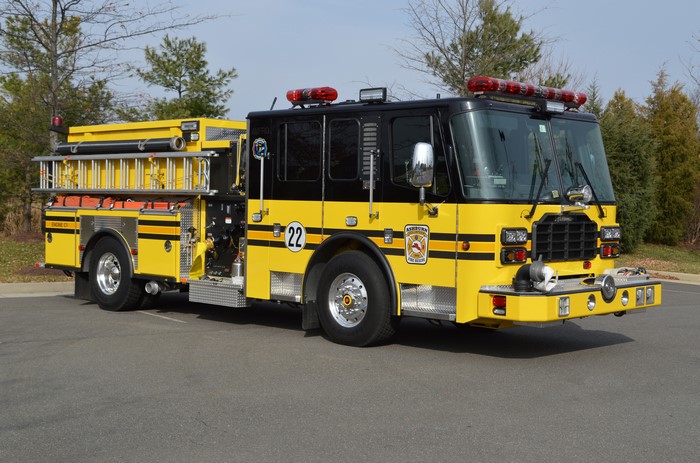 Yellow Fire Engine 22