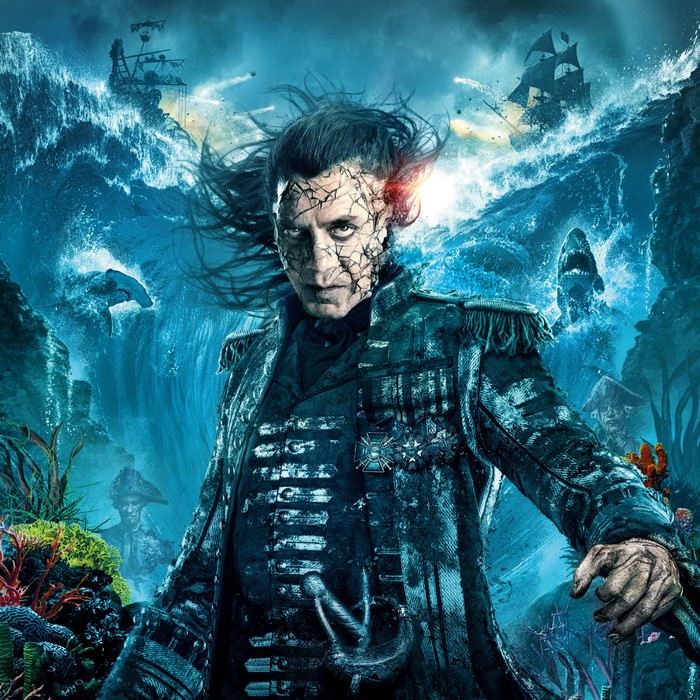 4K Javier Bardem as Captain Salazar in Pirates of the Caribbean