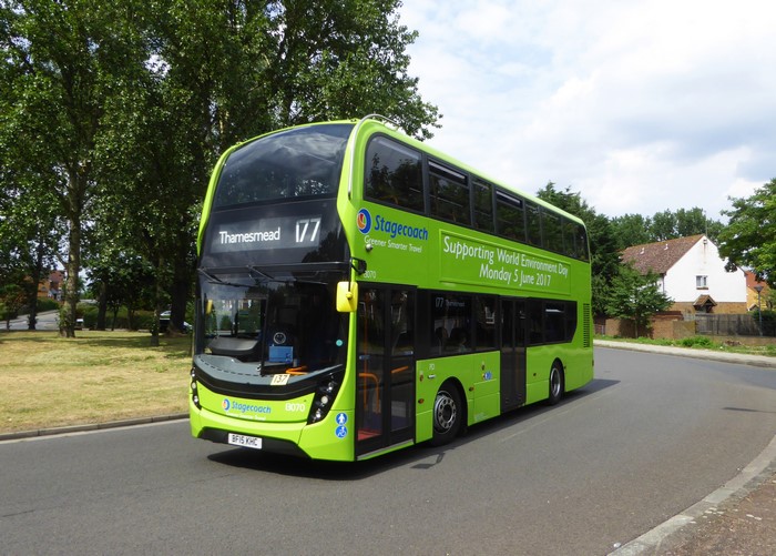 Stagecoach double-decker bus route 177
