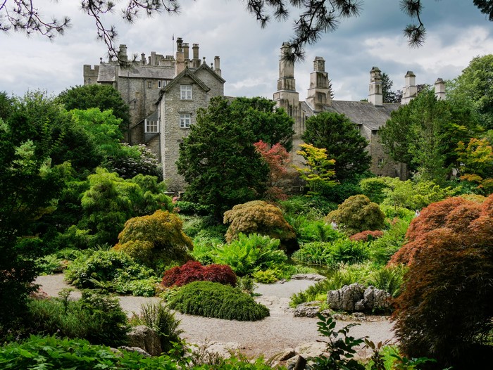 Sizergh Castle Gardens in the United Kingdom