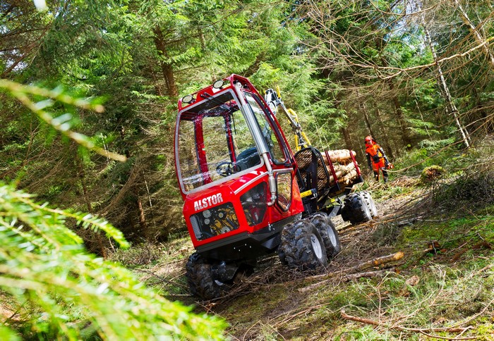 Alstor 833 Forwarder in a Forest